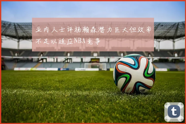 业内人士评杨瀚森潜力巨大但效率不足以适应NBA竞争